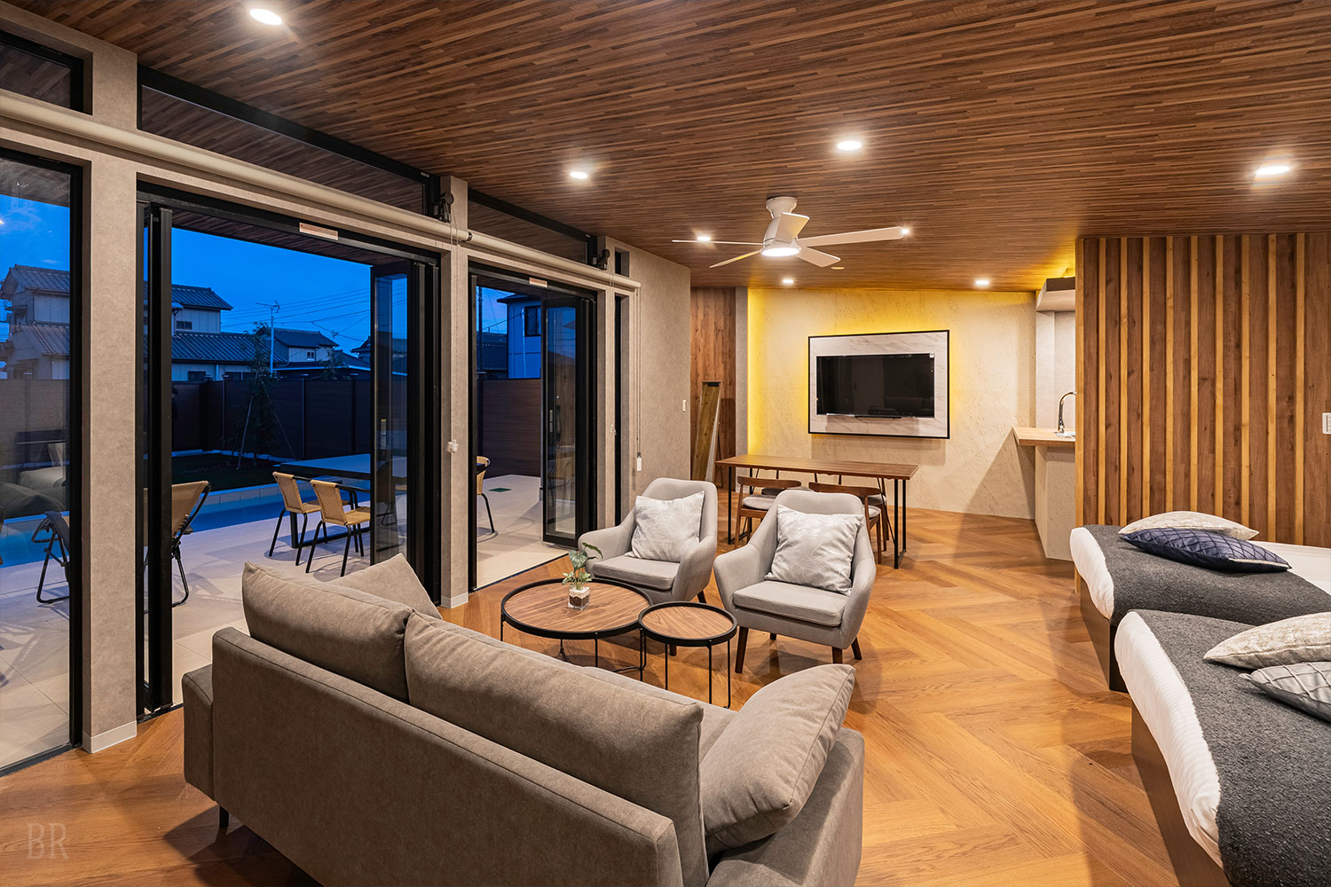 ヴィラA リビング